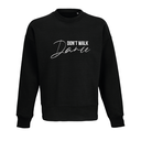 Sweater 'Don't walk, Dance' - Volwassenen - Zwart 