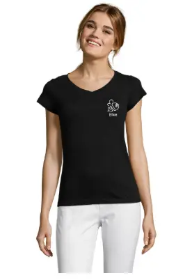 T-shirt - The World Of Bee - BEE DANCE - Volwassenen - Zwart (blauw)