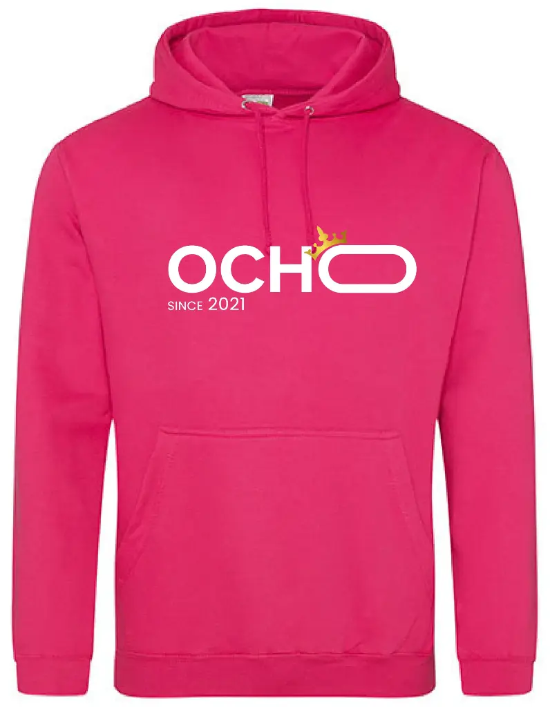 Hoodie - 5 Jaar Ocho - Volwassenen - Roze