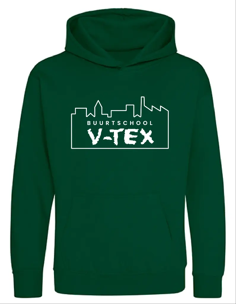 Kids - Hoodie - V-TEX- Forest Green