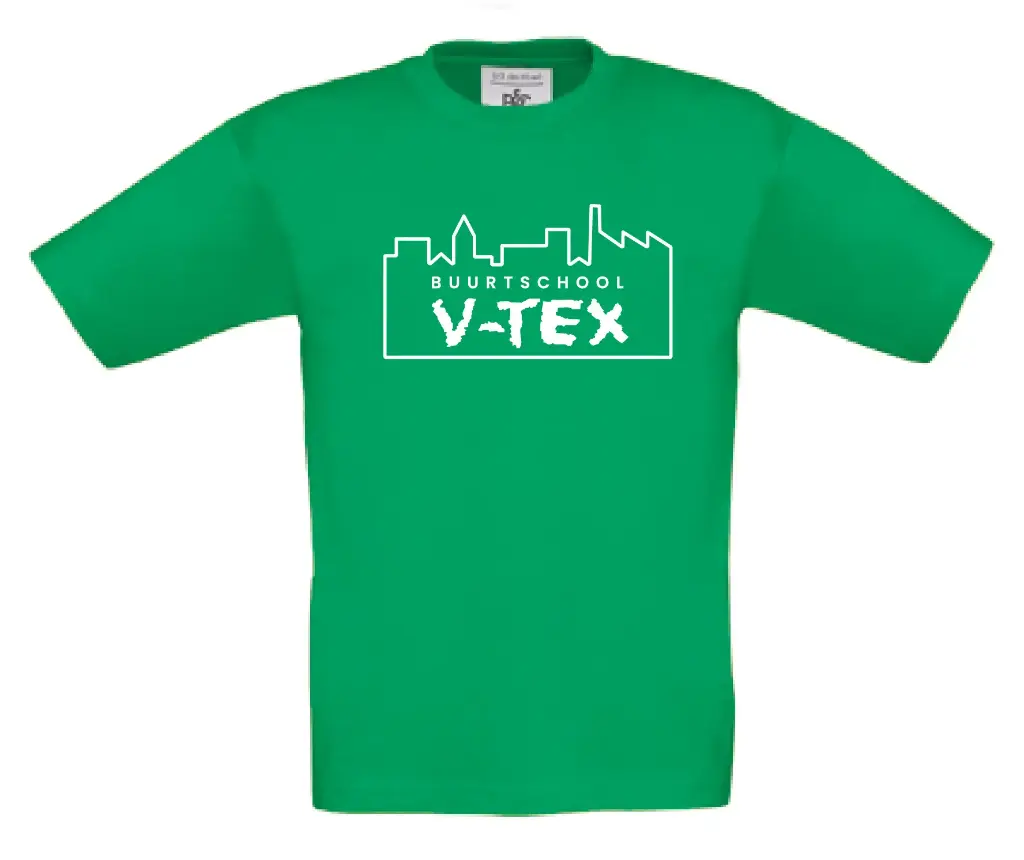 Kids - T-shirt - V-TEX- Kelly Green