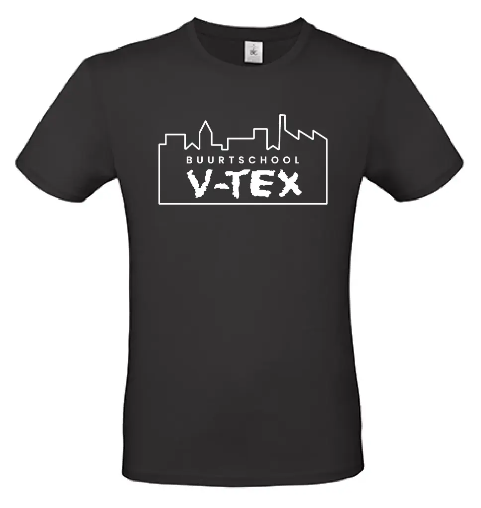 Dames - T-shirt - V-TEX- Black