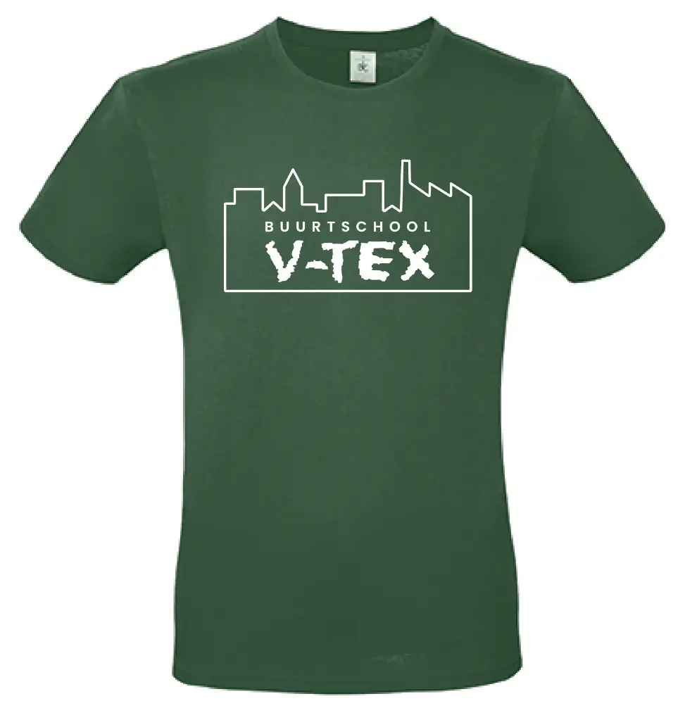 Dames - T-shirt - V-TEX- Bottle Green