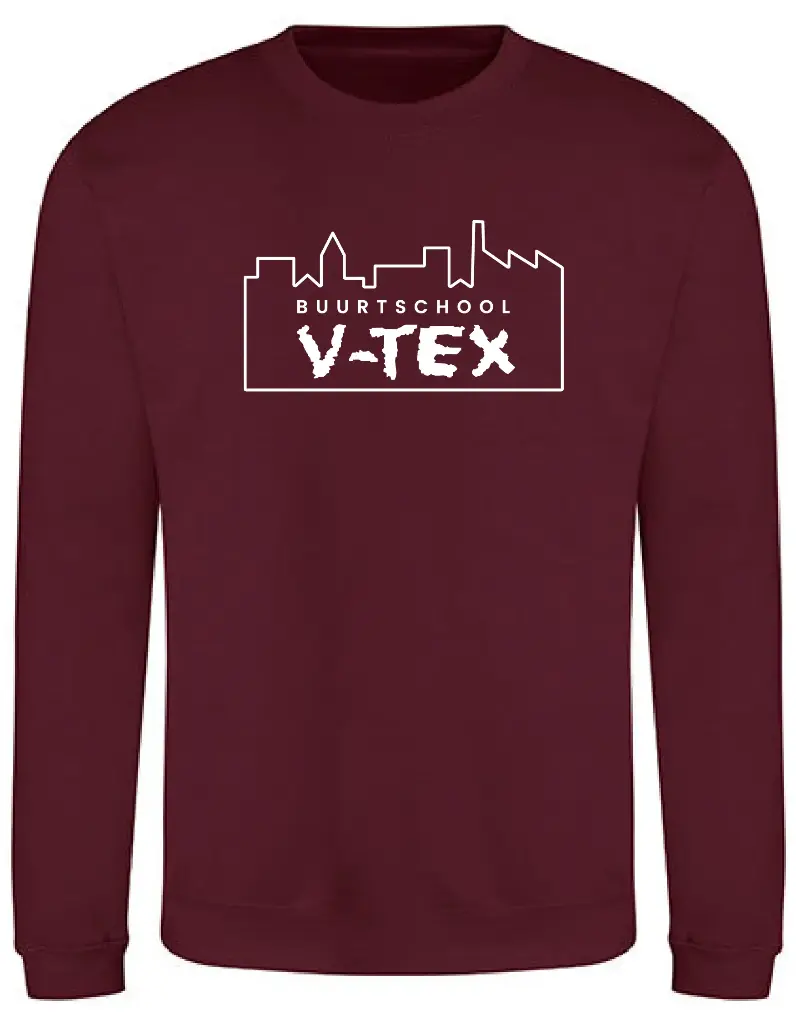 Volwassenen - Sweater - V-TEX- Burgundy