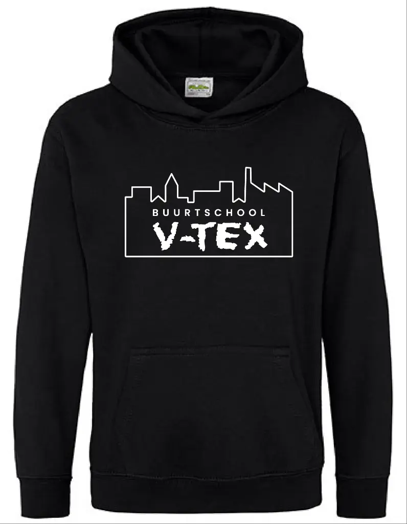 Kids - Hoodie - V-TEX- Deep Black