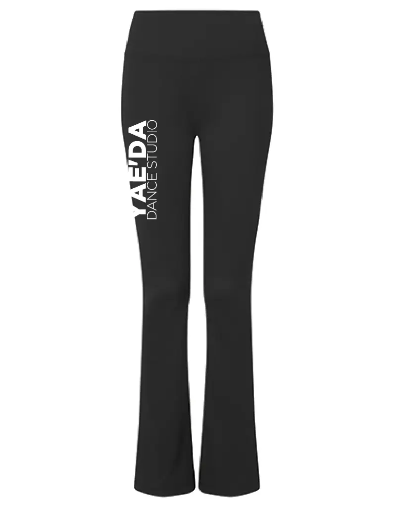 Flare legging - Yae'da - Volwassenen - Zwart