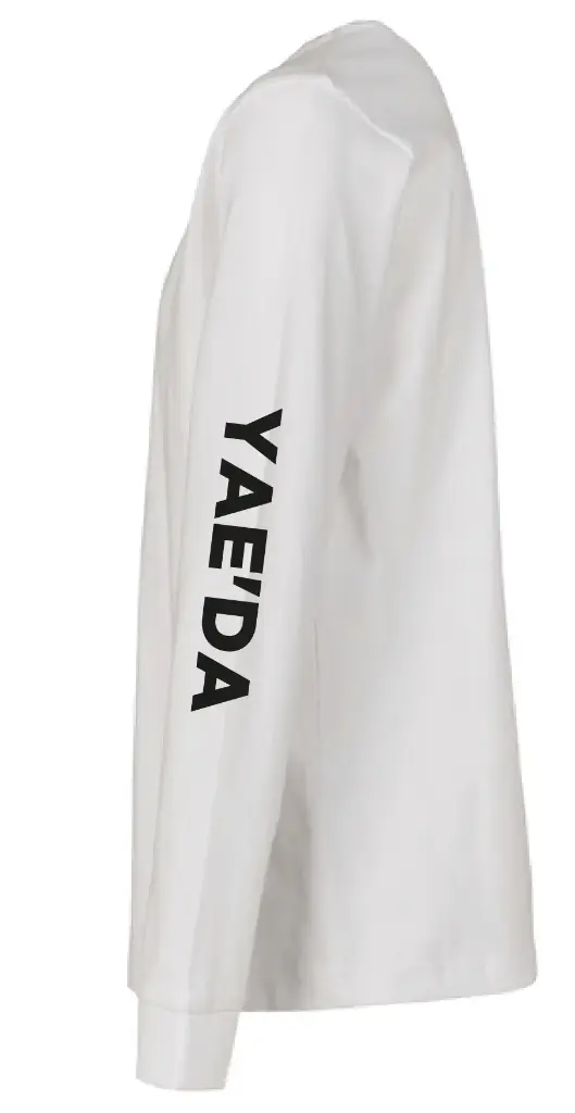 T-shirt lange mouwen - Yae'da - Volwassenen - Wit
