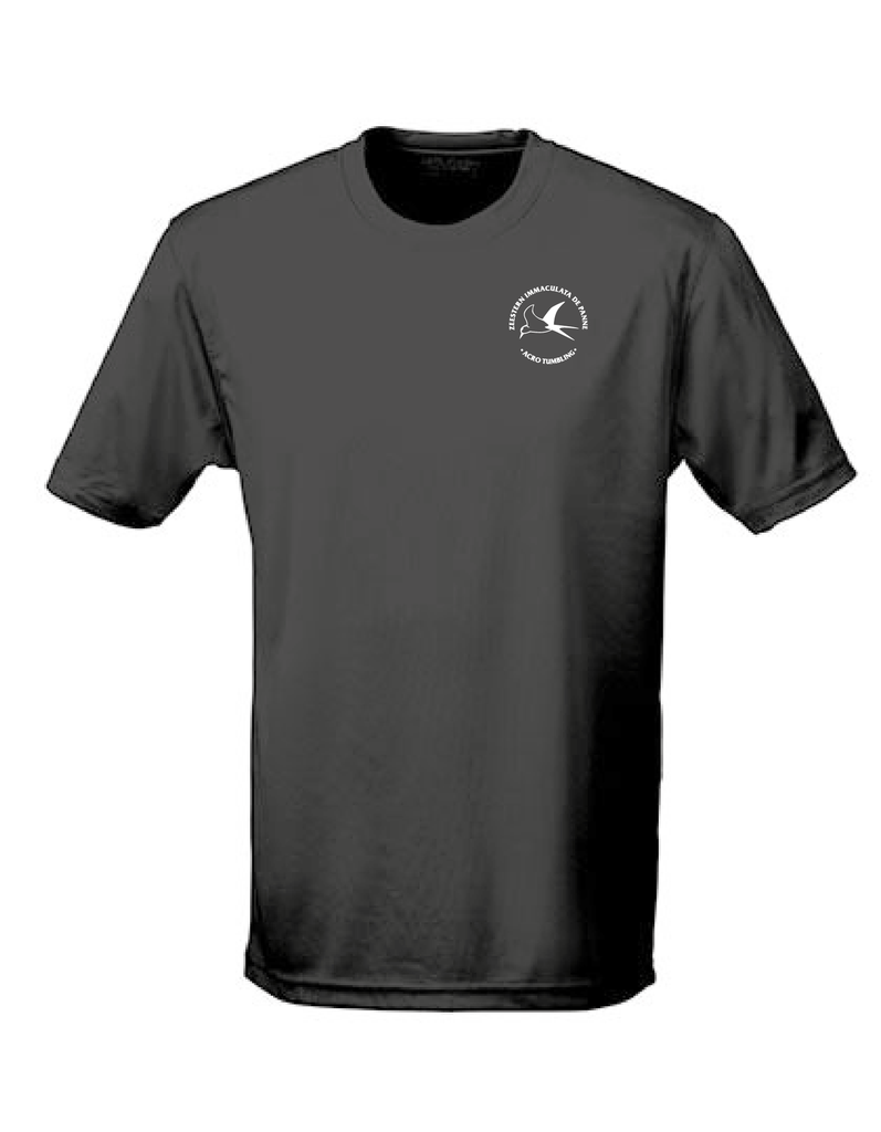 T-shirt trainer - Zeestern De Panne - Volwassenen - Zwart