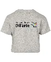 Cropped T-shirt - Dil'Arte - Kids - Grijs