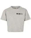 Cropped T-shirt - Dil'Arte - Kids - Grijs