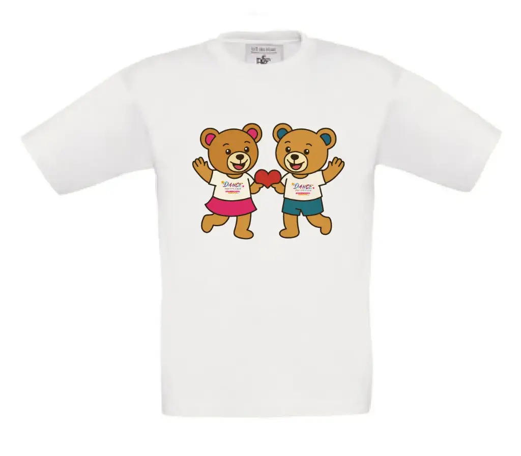T-shirt - Donatha beren - Kids - Wit