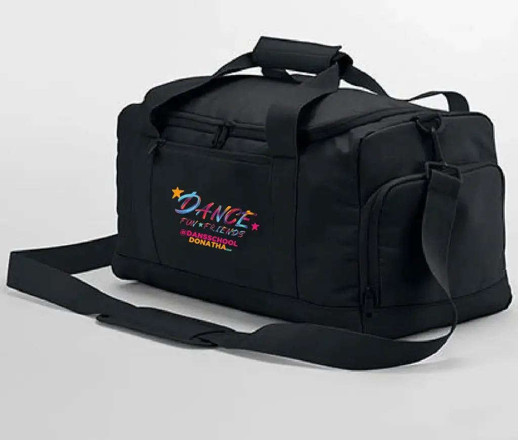 Sporttas - Dansschool Donatha - Zwart