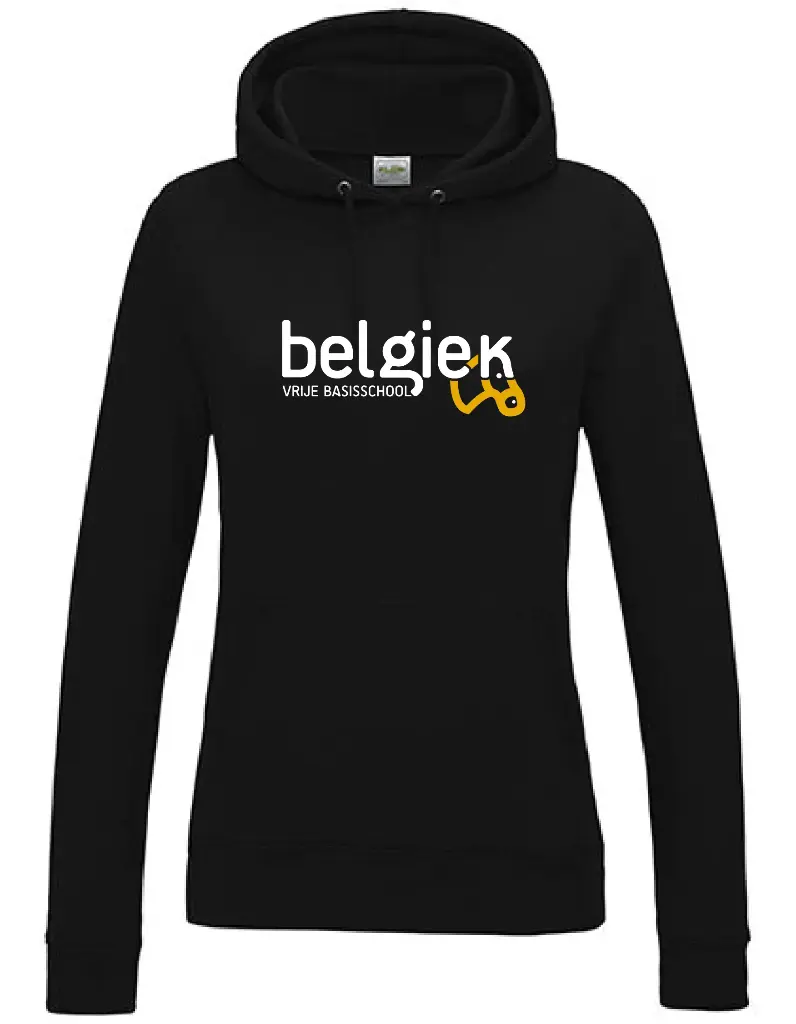 Hoodie - Belgiek - Dames - Zwart