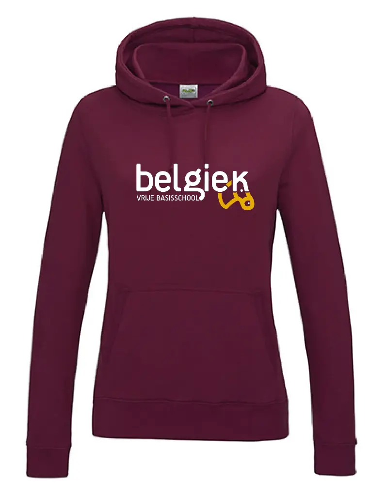 Hoodie - Belgiek - Dames - Bordeaux