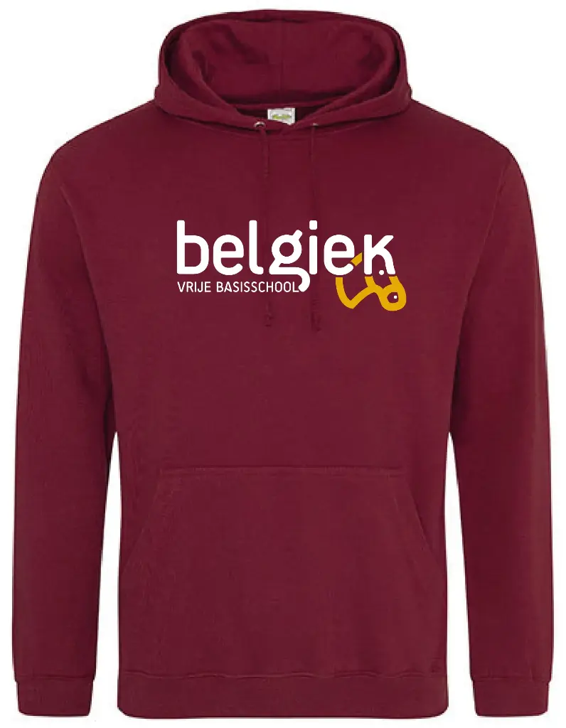 Hoodie - Belgiek - Unisex - Bordeaux