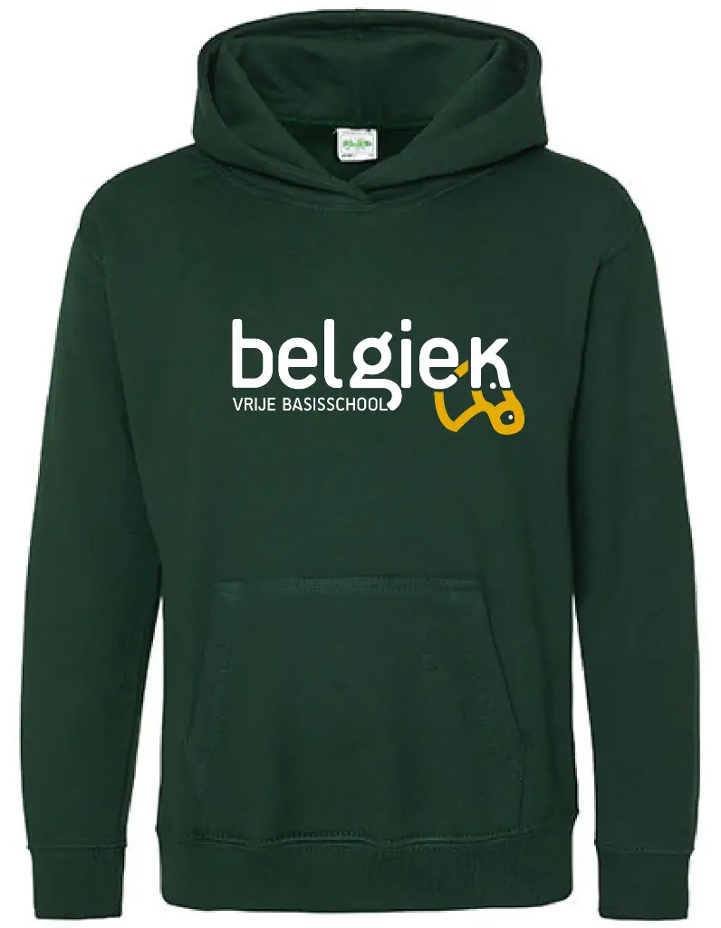 Hoodie - Belgiek - Unisex - Groen