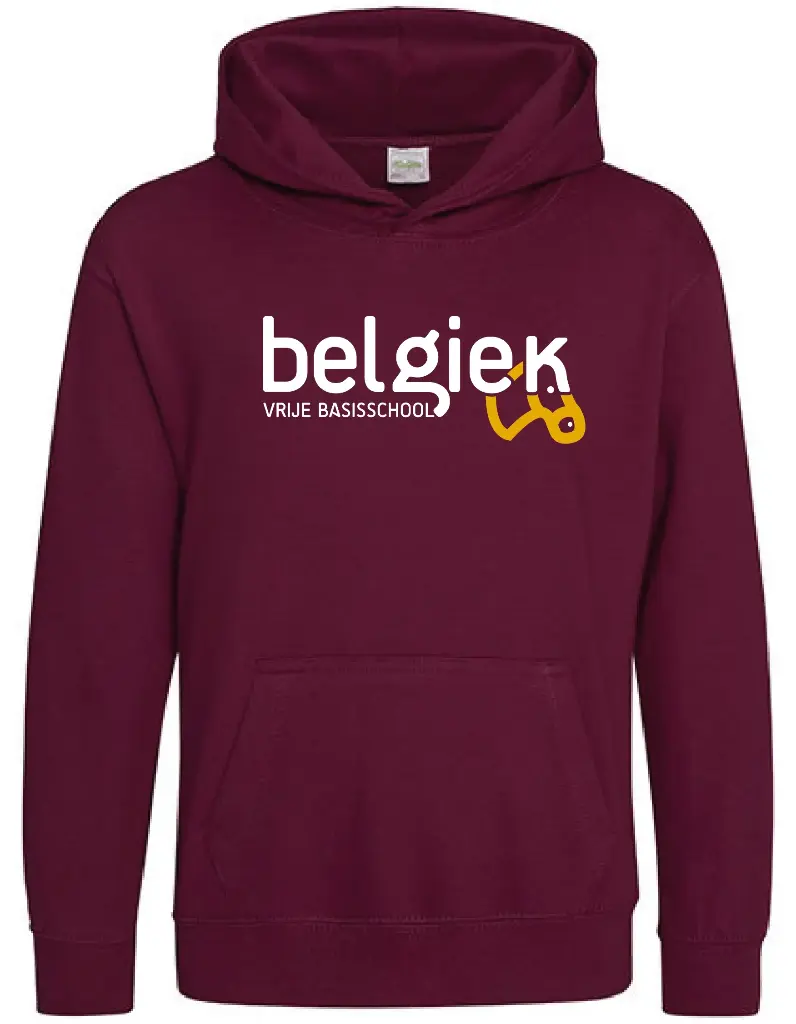 Hoodie - Belgiek - Kids - Bordeaux