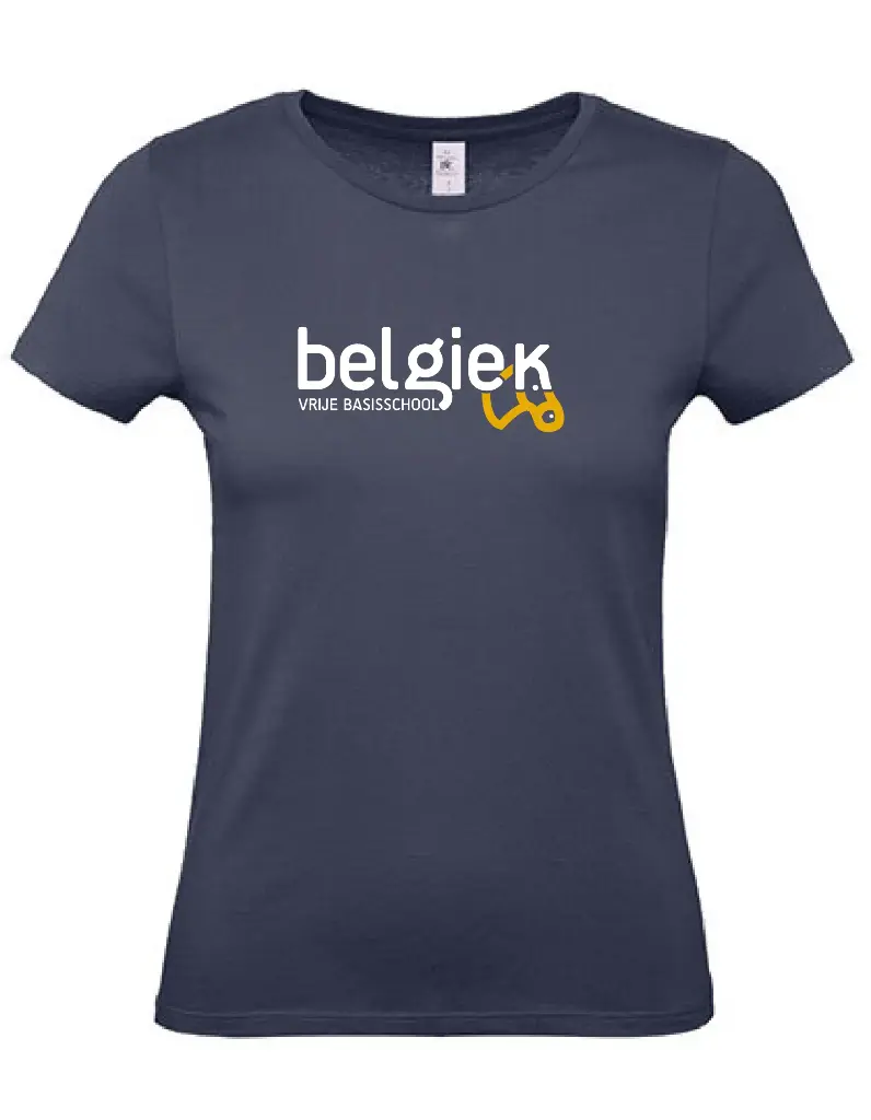 T-shirt - Belgiek - Dames - Navy