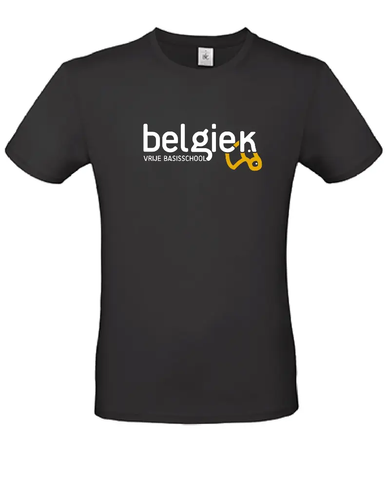 T-shirt - Belgiek - Unisex - Zwart