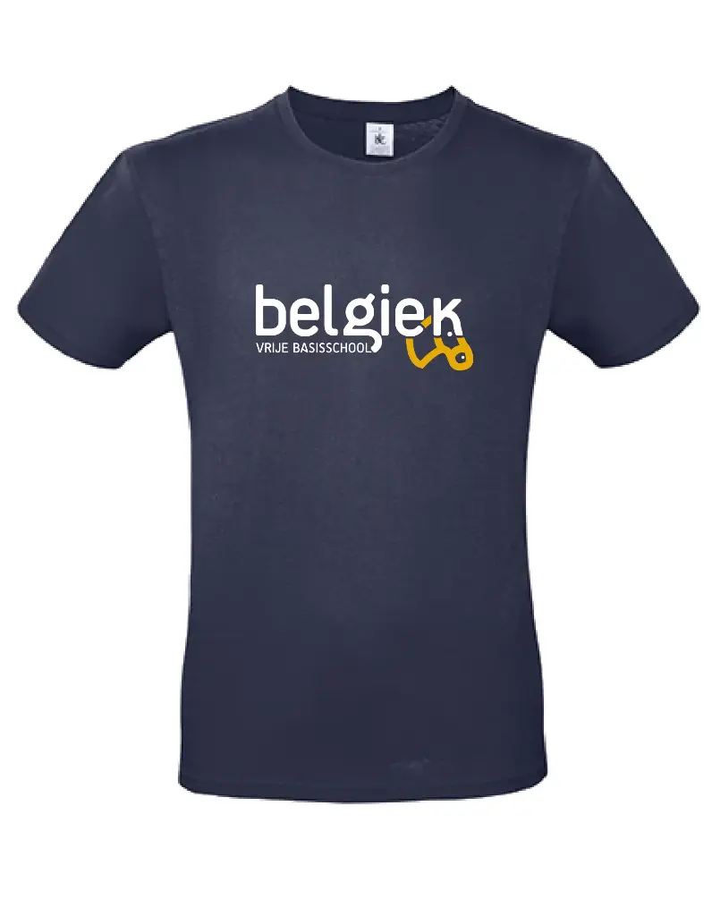 T-shirt - Belgiek - Unisex - Navy
