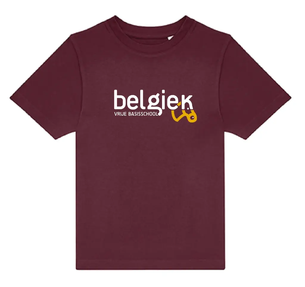 T-shirt - Belgiek - Kids - Bordeaux