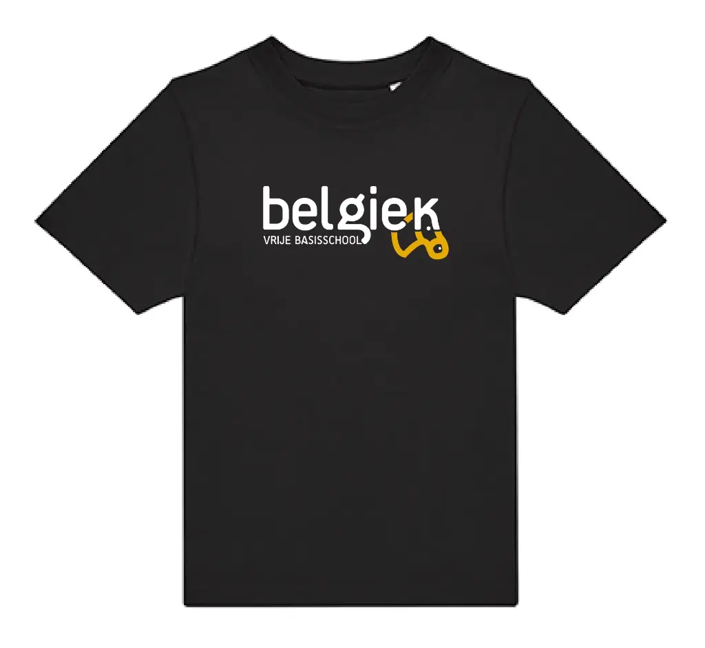 T-shirt - Belgiek - Kids - Zwart