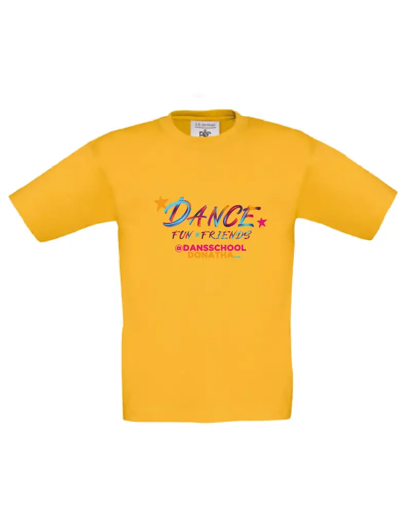 T-shirt - Donatha - Kids - Geel