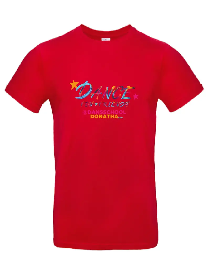 T-shirt - Donatha - Volwassenen - Rood
