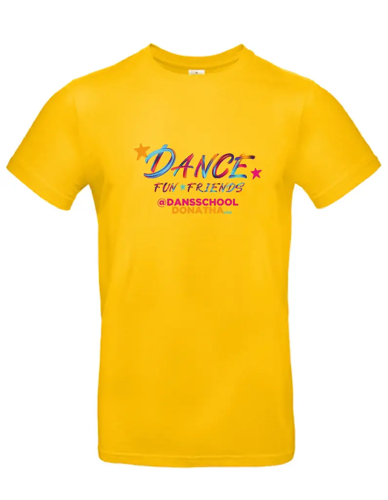 T-shirt - Donatha - Volwassenen - Geel