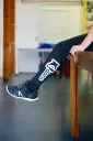 Kids - Legging - K!dans - Zwart met witte print