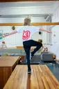 Kids - T-shirt -  K!dans - Wit met rode bedrukking