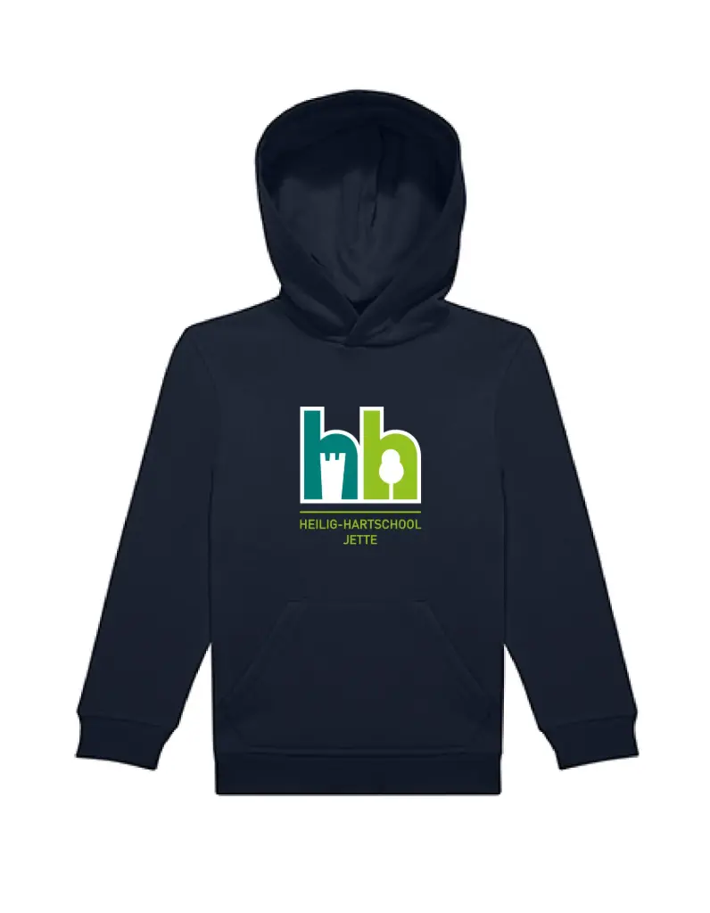 Hoodie met logo - Heilig-Hartschool - Kids - Navy