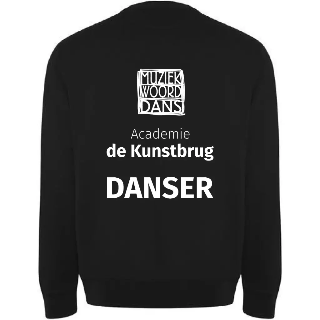 Sweater - De Kunstbrug - Volwassenen - Zwart
