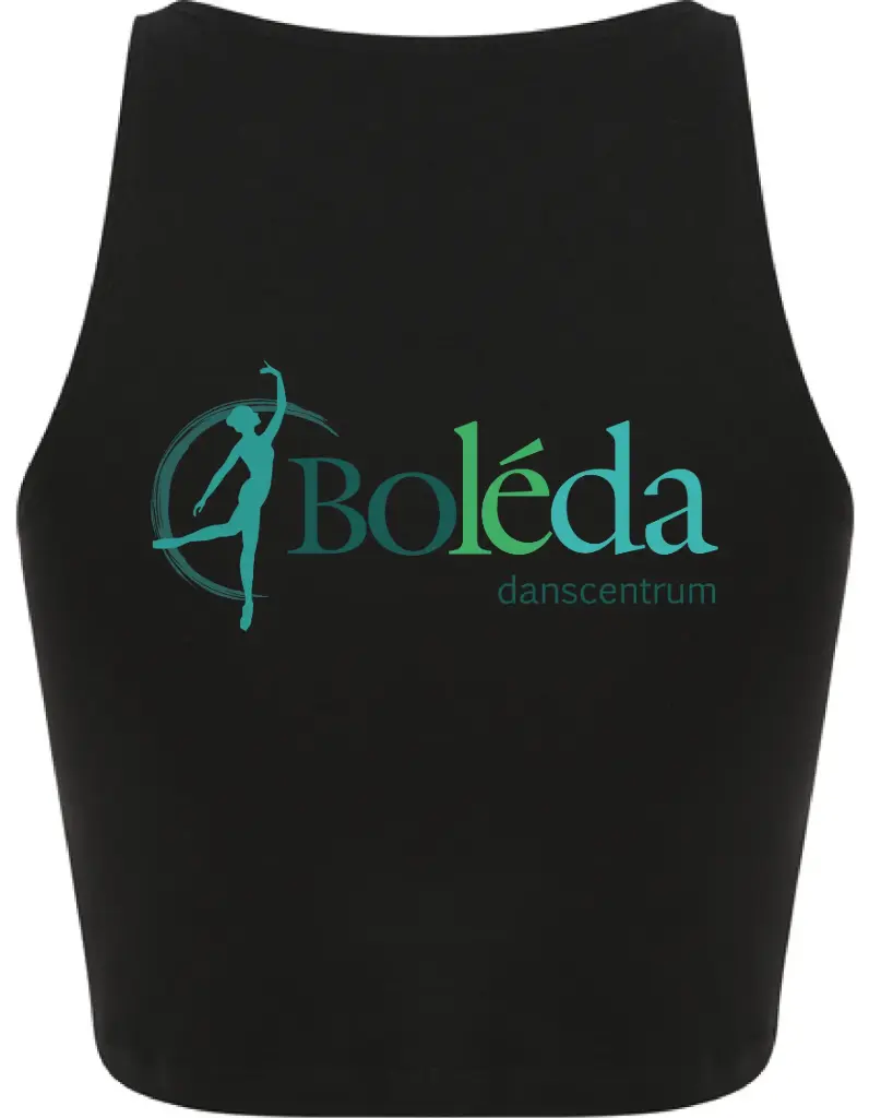 Crop Top - Boleda- Kids - Zwart