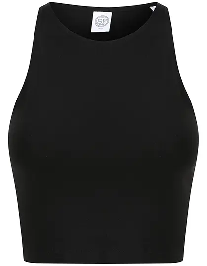 Crop Top - Boleda- Volwassenen - Zwart