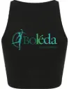 Crop Top - Boleda- Volwassenen - Zwart