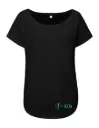 T-shirt - Boleda - Dames - Zwart