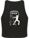 Croptop - MKM - Volwassenen - Zwart