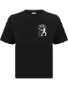 Cropped T-shirt - MKM - Kids - Zwart
