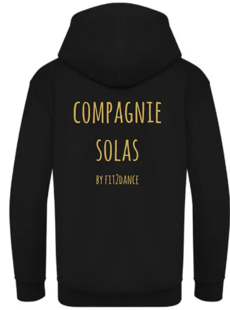 Zoodie - Kids - Fit2Dance - Zwart - SOLAS