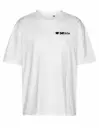 Oversized T-shirt- Dil'Arte - Volwassenen - Wit