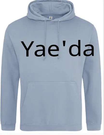 Hoodie - Yae'da - Volwassenen - Dusty blue