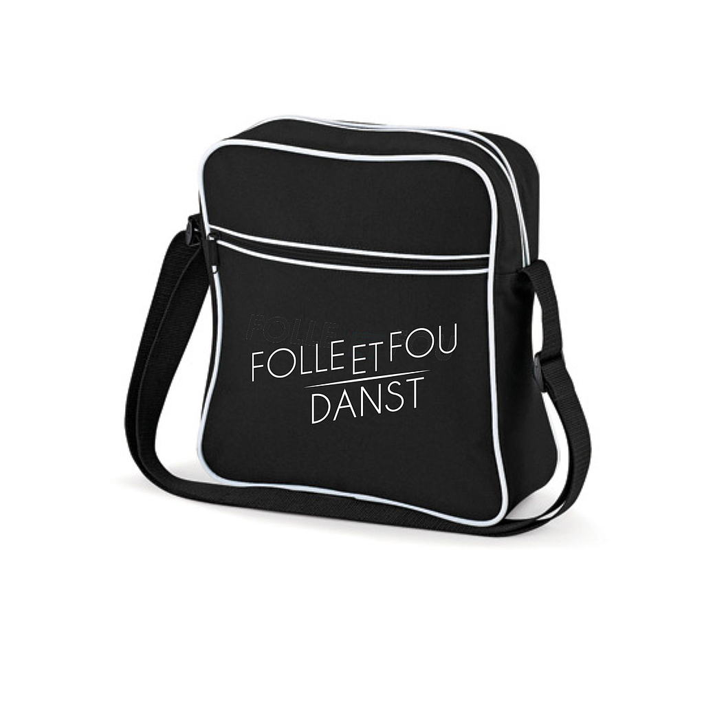 Tas Folle et Fou - zwart/wit