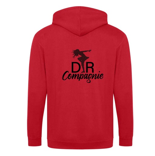 Hoodie - DR Compagnie - Volwassenen - Rood