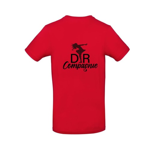 T-shirt - DR Compagnie - Volwassenen - Rood