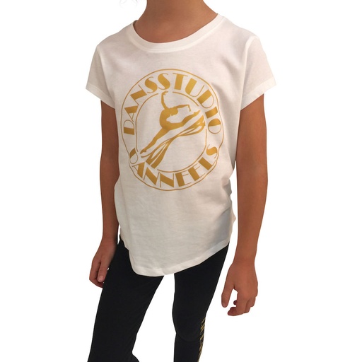 T-shirt - Dansstudio Danneels - Meisjes - Wit