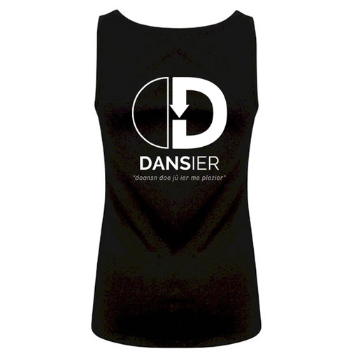 Topje - Dansier - Dames - Zwart