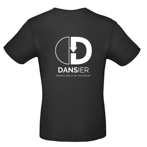 T-shirt - Dansier - Kids - Zwart