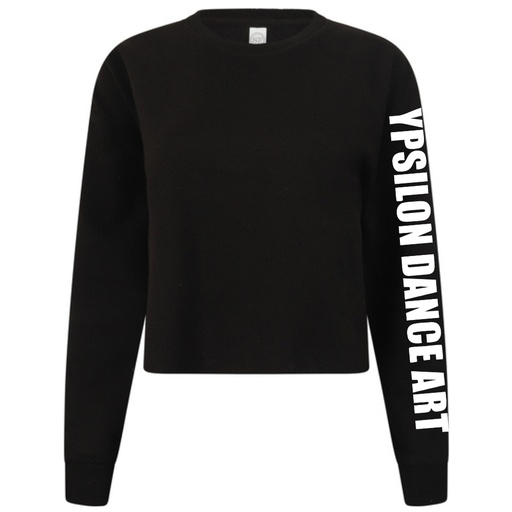 Cropped Sweater - Ypsilon - Volwassenen - Zwart