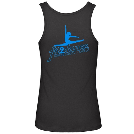 Topje - Fit2Dance - Dames - Zwart